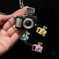 Punk Flash Camera Necklaces Pendant Luminous Necklace Retro-Necklace-Golonzo
