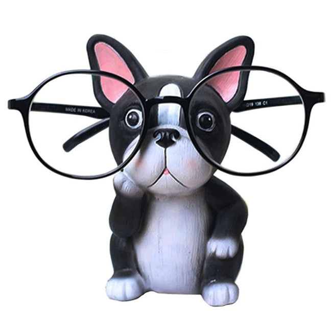 Puppy Dog Glasses Holder Stand Eyeglass Retainers Sunglasses-Storage Holders & Racks-Golonzo