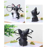 Puppy Dog Glasses Holder Stand Eyeglass Retainers Sunglasses-Storage Holders & Racks-Golonzo
