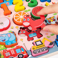 Kids Educational Wooden Toys - Children Busy Board-Educational Toys-Golonzo