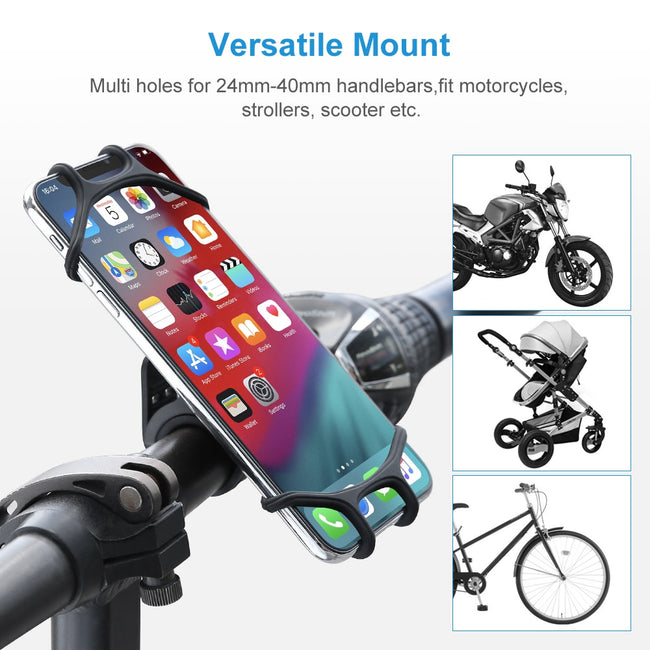 Bike Phone Holder - Anti Slip Silicone-mobile phone accessories-Golonzo
