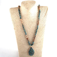 Natural Stones With Semi Precious Pendant Bohemia Necklaces-Necklace-Golonzo