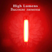 USB Rechargeable Bike Taillight - Bicycle Rechargeable Waterproof LED Light With USB-Flashlights & Headlamps-Golonzo