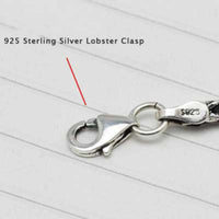 Real 925 Sterling Thai Silver Fox Tail Chain - Vintage Punk Necklaces-Necklace-Golonzo