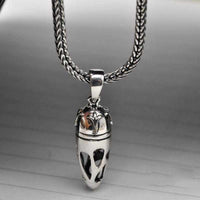 Real 925 Sterling Thai Silver Fox Tail Chain - Vintage Punk Necklaces-Necklace-Golonzo