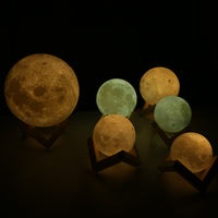 MOOD-SETTING MOON - Rechargeable Moon Lamp-Desk Lamps-Golonzo