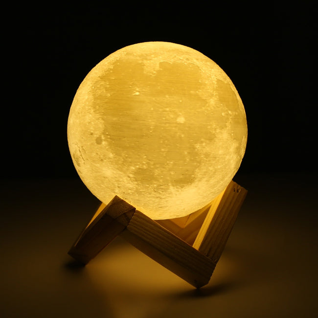 MOOD-SETTING MOON - Rechargeable Moon Lamp-Desk Lamps-Golonzo