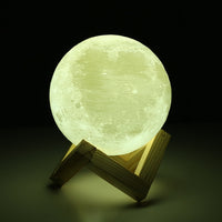 MOOD-SETTING MOON - Rechargeable Moon Lamp-Desk Lamps-Golonzo