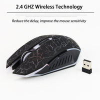 Rechargeable Breathing LED Wireless Gaming Mouse-Mouse-Golonzo