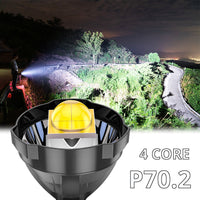Rechargeable Handheld Spotlight Flashlight Ultra-long Distance 90000 High Lumens-Flashlights-Golonzo