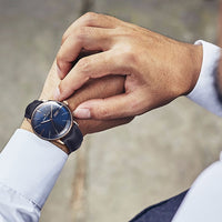 Heritor Luxury Dress Watch Genuine Leather Strap-Watch-Golonzo