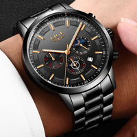 Fashion Sport Quartz Mens Watches - Luxury Business Waterproof Watch Relogio Masculino-Watch-Golonzo