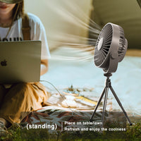Mini Portable Ceiling Fan with Remote Control-Fans-Golonzo