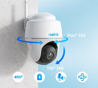 Surveillance WiFi Camera PT 4MP Battery - CCTV Camera for Security-Surveillance Cameras-Golonzo