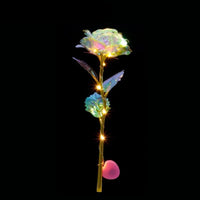 Romantic Colorful LED Fairy Rose Artificial Galaxy Rose Flowers-Artificial flower-Golonzo