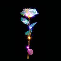 Romantic Colorful LED Fairy Rose Artificial Galaxy Rose Flowers-Artificial flower-Golonzo