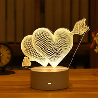 Romantic 3D Lamp-Lamps-Golonzo
