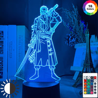 Roronoa Zoro Figure Led Night Light-LED light Bulbs-Golonzo