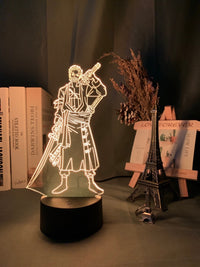 Roronoa Zoro Figure Led Night Light-LED light Bulbs-Golonzo