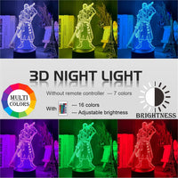 Roronoa Zoro Figure Led Night Light-LED light Bulbs-Golonzo