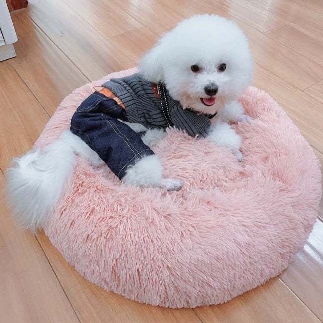 Comfy Plush Cat/Dog Bed - Warm Marshmallow Bed-Cat Bed-Golonzo