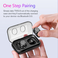 TWS 5.0 Sports Earbuds-Bluetooth Earphones & Headphones-Golonzo