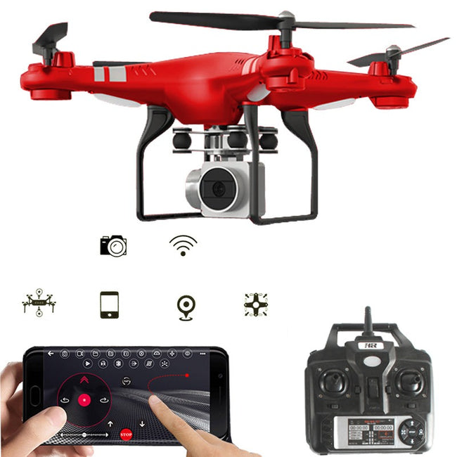 Quadcopter With Camera 1080P WIFI Real Time Video Altitude-Remote Control Helicopters-Golonzo