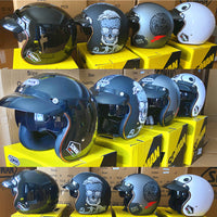 Racer Motorcycle Helmet Vintage Open Face-Motorcycle Helmets-Golonzo