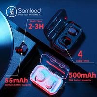 Fashion True Wireless Earbuds - Bluetooth 5.0 Stereo Music Earphones-Headphones and Headset-Golonzo