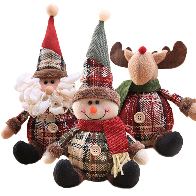 Santa Claus Christmas Doll for Tree Decor-Dolls-Golonzo