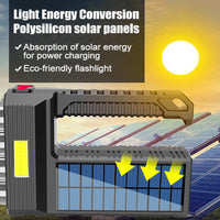 Searchlight High Power Led Flashlights Solar Rechargeable-Flashlights-Golonzo