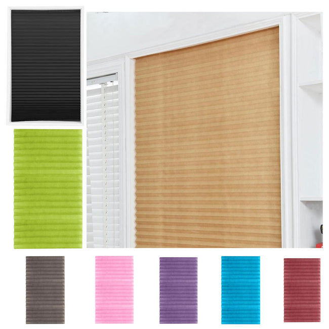 Self Adhesive Windows Blinds Half Blackout Curtains-Curtains and Drapes-Golonzo