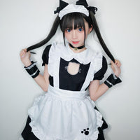 Sexy Cat Black And White Dresses Maid Cosplay Costume-Costumes-Golonzo