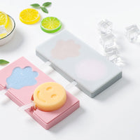 Silicone Ice Cream Mold with Cover Animals Shape Jelly Form Maker-Kitchen Slicers-Golonzo