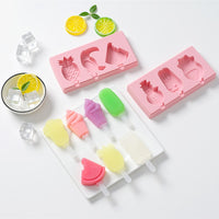 Silicone Ice Cream Mold with Cover Animals Shape Jelly Form Maker-Kitchen Slicers-Golonzo