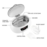 Ultrasonic Cleaner for Jewelry Parts Glasses-Ultrasonic Cleaners-Golonzo