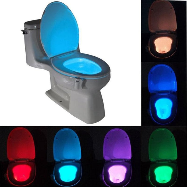 Toilet Night light LED Body Motion Activated Seat Sensor Lamp-LED light Bulbs-Golonzo