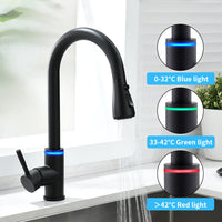 Smart Touch Kitchen Faucets with Sensor-Faucets-Golonzo