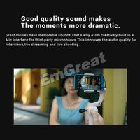 Snoppa Atom 3 Axis Foldable Pocket Sized Handheld Gimbal Stabilizer for iPhone Smartphone GoPro & Wireless Charging PK Smooth Q2|Stabilizers-Stabilizers-Golonzo