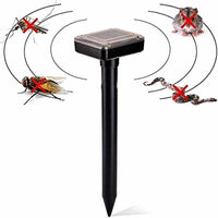 Solar Power Ultrasonic Sonic Mouse Mole Snakes Pest Rodent Repeller-Animal Repeller-Golonzo