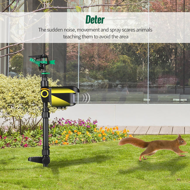 Solar powered Motion Activated Animal Repeller Upgraded version-Animal Repeller-Golonzo