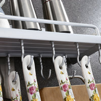 Space Aluminum Kitchen Storage Holders-Shelving-Golonzo