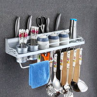 Space Aluminum Kitchen Storage Holders-Shelving-Golonzo