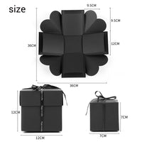 Square DIY Surprise Love Explosion Box Gift for Anniversary-Gift Bags-Golonzo