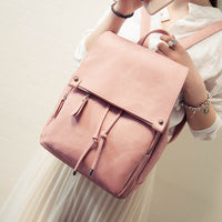 Square Canvas Fashion Backpack Traveling Bags-Backpacks-Golonzo