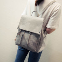 Square Canvas Fashion Backpack Traveling Bags-Backpacks-Golonzo