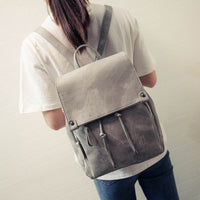 Square Canvas Fashion Backpack Traveling Bags-Backpacks-Golonzo