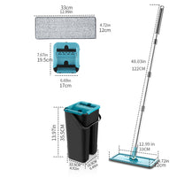 Hand Free Squeeze Mop with Bucket-Mops-Golonzo