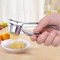 Stainless Steel Garlic Press Crusher-Garlic Presses-Golonzo