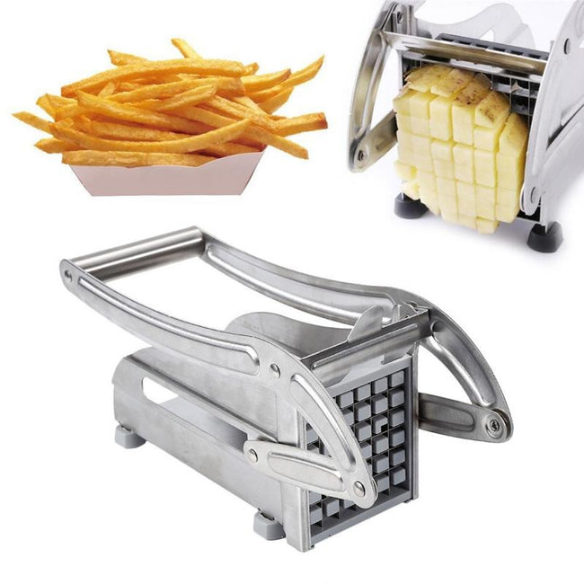 Stainless Manual Potato Cutter French Fries Slicer-Kitchen Slicers-Golonzo
